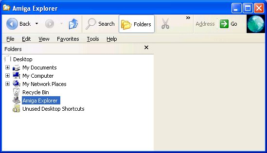 Amiga Explorer Window