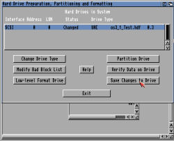 Save changes to disk