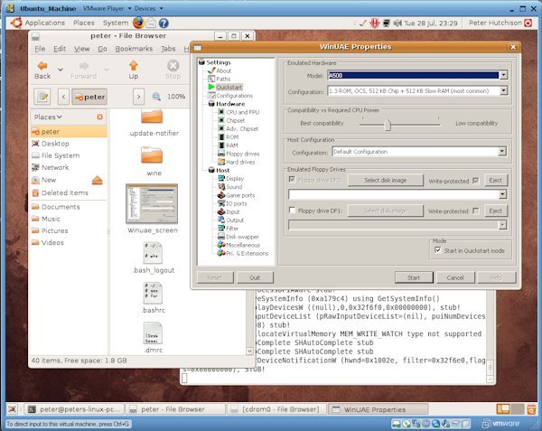 Ubuntu and Winuae