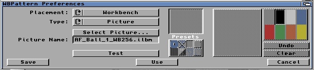 WBPattern preferences