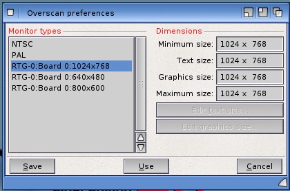 Overscan Preferences